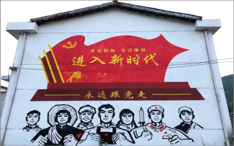 泗阳党建彩绘文化墙