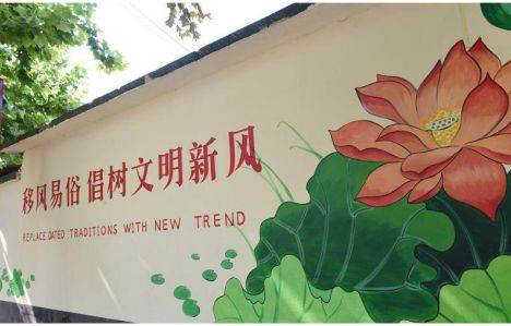 泗阳乡村文化墙
