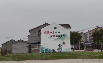 泗阳新农村墙绘